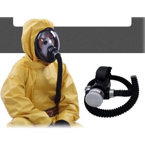 Protective Electric Constant Flow Supplied Air Fed Full Face Gas Mask Respirator System respirator Mask Workplace Safety Supplie
