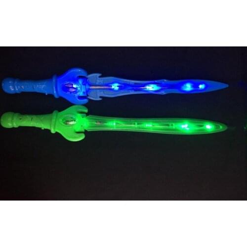 Sword Weapon Children Gifts Colorful Flashing Sword Waving With Voice The Light Music Childrens Toys Weapon Category 2021