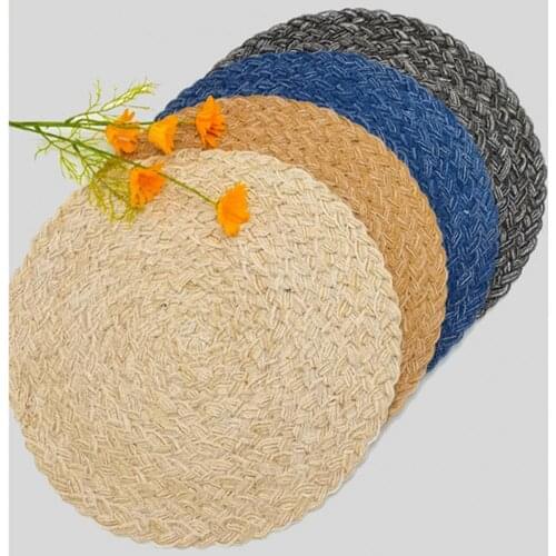 Table Mat Placemat Coaster Mat Dinner Pad Bowl Mat Table Mat Placemat Coaster Round Insulation Pad Thickened Insulation Placemat
