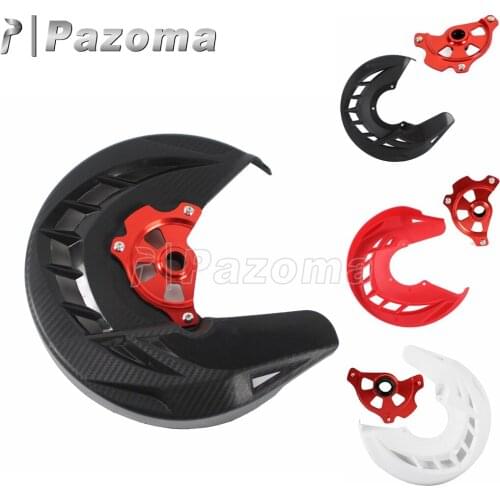 Plastic Motorbike Front Brake Disc Guard Rotor Guard Cover Running Protector For Honda CR125R 250R CRF250R CRF450R 2004-2017