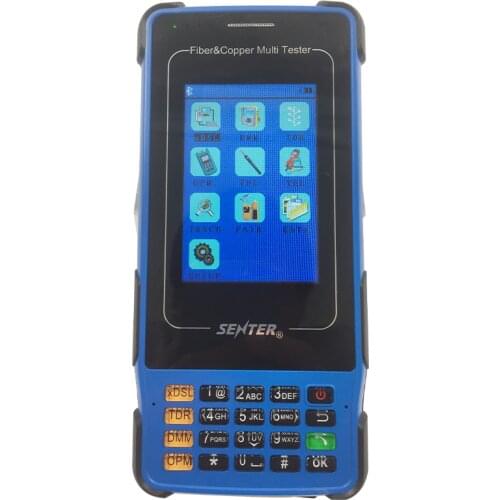 SENTER S600 Fiber Optic Equipment 320*480 3.5 Inch LCD Optical Fiber Cable Tester