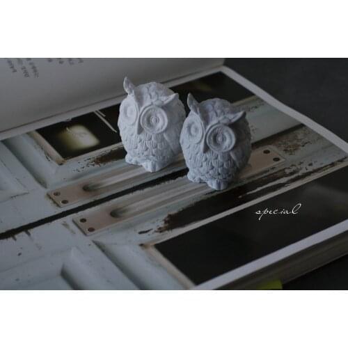 Silicone Mold Owl Shape Candle Molds Handemade Food Grade for Cake Decorations Aroma Stone Molds Moulds CIQ,EEC,CE / EU PRZY 001