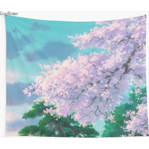 Studio Ghibli The Wind Rises Anime Landscape Wall Tapestry Cover Beach Towel Throw Blanket Picnic Yoga Mat Home Decoration