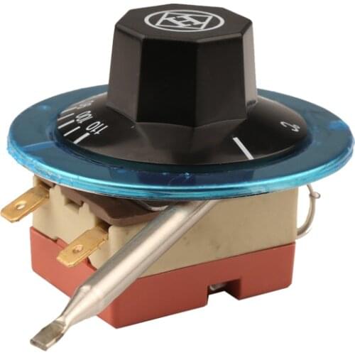 AC 250V 16A 2 Pin Capillary Dial Thermostat 30-110 Degree Celsius Temperature Control Switch Thermal Protector Normally Closed