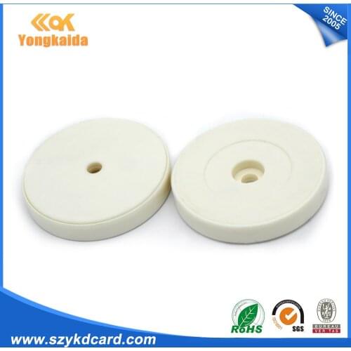 Uhf tag H3 915mhz diameter 30mm ABS rfid tag for Patrol Guard Tour