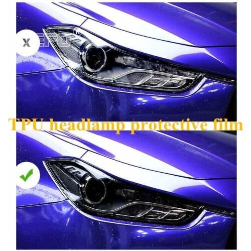 For Maserati Levante GHIBLI 2015 2016 2017 2018 2019 2020 TPU Transparent Headlight Anti-scratch Protective Film Car Styling