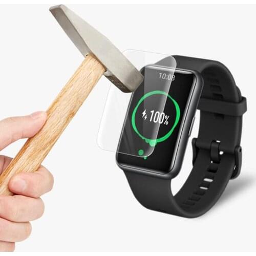 5pcs Soft TPU Clear Protective Film For Huawei Watch Fit /Honor Smart Watch ES Full Screen Protector Cover Smartwatch Protection