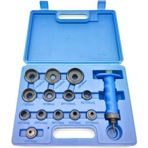 Replaceable head belt punch 14pcs plastic box round leather puncher DIY tool пробойник для кожи 가죽공예