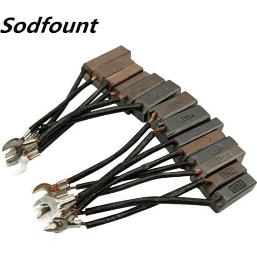 1pcs 50KW semi-copper J204 diesel generator carbon brush 8 10 32 12mm high copper brush for printing and creasing machine