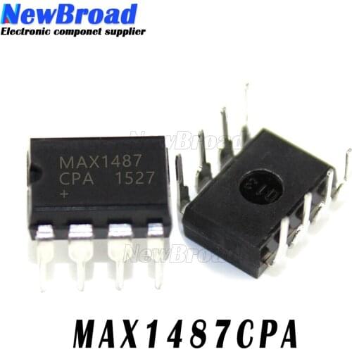 10pcs MAX1487CPA DIP8 MAX1487 DIP MAX1487EPA DIP-8 RS-422/RS-485 Interface IC RS-485/RS-422 Transceiver