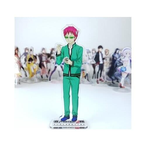 2021 HOT The Disastrous Life of Saiki K. Saiki Kusuo BL Stand Figure Model Plate Anime Cartoon Decor Toy Student Gift Cosplay