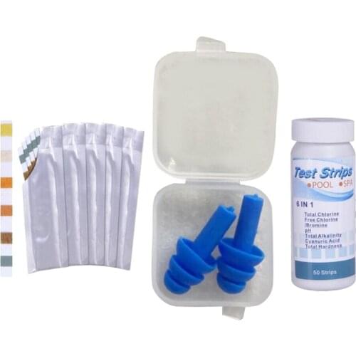 50pcs Chlorine Dip Test Strip Hot Tub SPA Swimming Pool Water PH Tester Paper