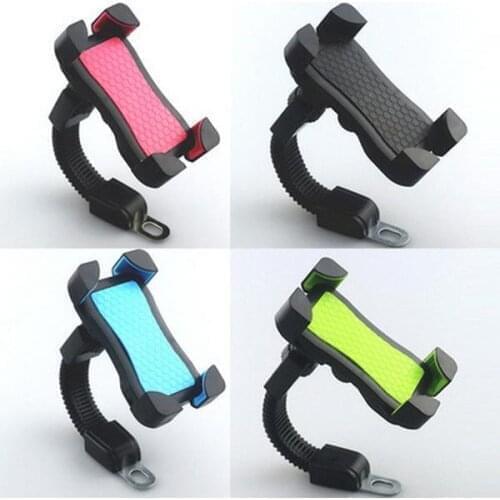 50pcs Universal Battery Car Motorcycle Cell Phone Holder Stand Support Flexible 4-6 Inch Phone Navigator Holder