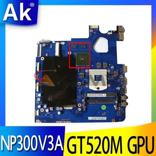 AKEMY BA92-09031A BA92-09031B for samsung NP300V3A NP300V4A NP300V5A laptop motherboard intel ddr3 socket pga989 GT520M