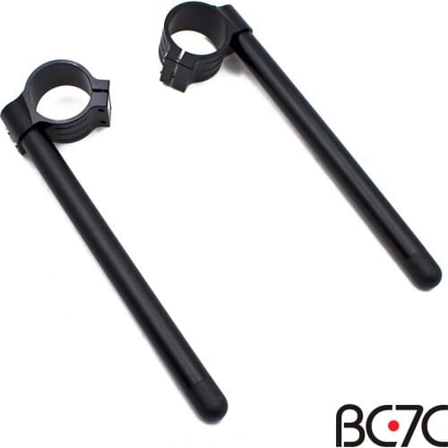 BC7C 2 X Universal 7/8"22mm CNC Motorcycle Fork Tube Separate HandleBar Motorbike