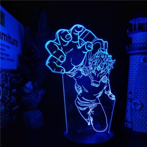 Boku no Hero Academia Shigaraki Tomura 3D Lamp Anime LED Nightlights MY HERO ACADEMIA Table Lamp Kids Child Bedroom Decor Light