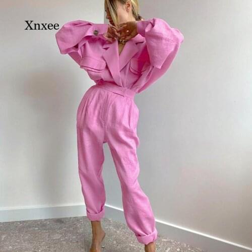 Spring and Autumn Womens Loose Suit Pure Color Casual Womens Pants High Waist Fashion Simple Zipper Street Wear Straight Pants
