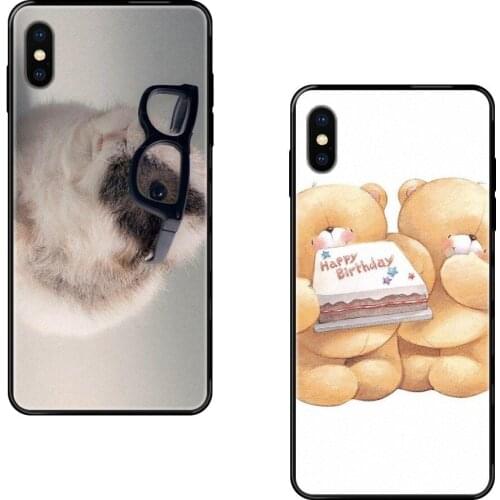 Black Soft TPU Fashion Original For Xiaomi Mi Note A1 A2 A3 5 5s 6 8 9 10 SE Lite Pro Ultra Forever Friends The Original Cute