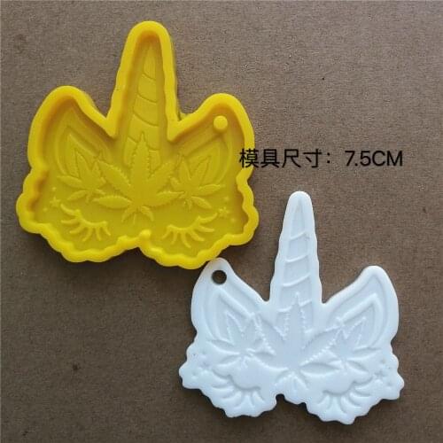 Cute Mouse Head Pendant Silicone Mold Keychain Mold Resin Mold Cake Decorating Tools Baking Accessories Fondant Molds