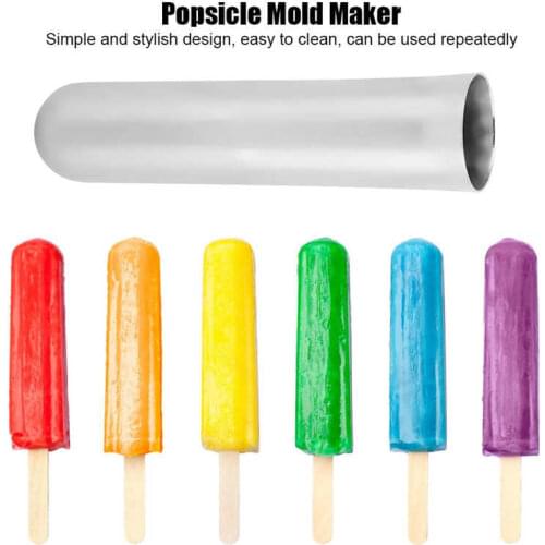 Ice Cream Mold 304 Stainless Steel Popsicle Mold Maker for Home Use