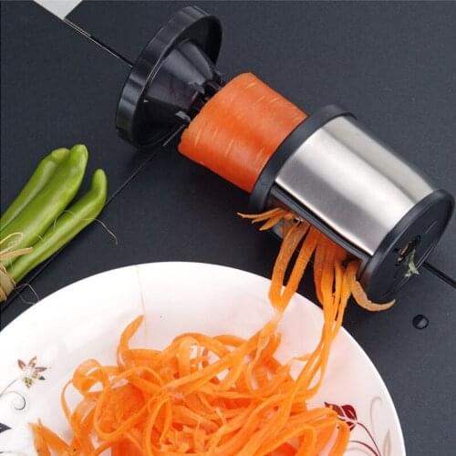 Kitchen Accessories Cocina Tools Graters For Multifunctional Vegetable Cutter Grater New Stainless Steel Spaghetti Slicer ZZY047