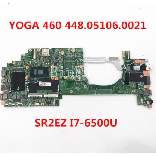 For Lenovo Thinkpad YOGA 460 Laptop motherboard 448.05106.0021 14283-2 FRU:00UP145 W/SR2EZ I7-6500U CPU 100% full Tested
