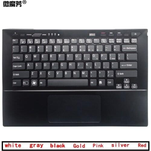 NEW Palmrest cover case for Sony SVS13 SVS131 29CJ SVS13A1AJ SVS131 SVS132 C shell keyboard