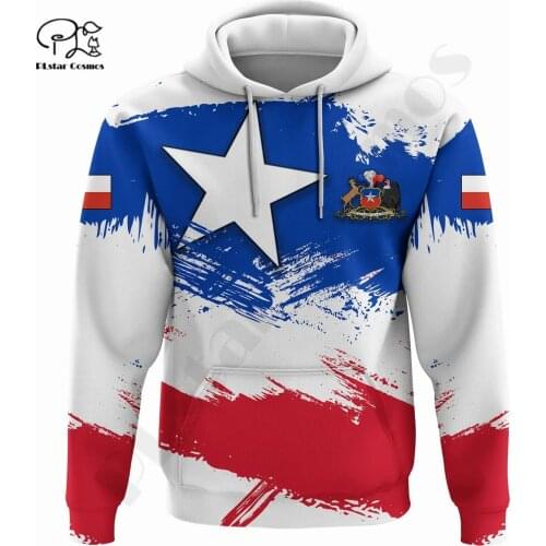 PLstar Cosmos 3DPrint Newest Sport Chile Country Flag Unique Men/Women Cozy Hrajuku Casual Streetwear Hoodie/Zip/Sweatshirt 2