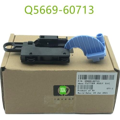 New Original Q5669-60713 Cutting knife paper Cutter assembly for-HP Design jet T610 T620 T1100 T1120 Z2100 Z3100 Z3200 plotter