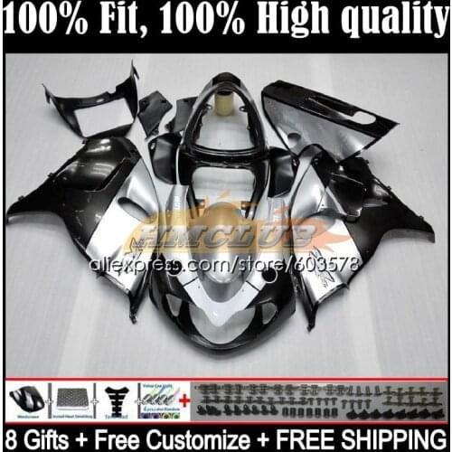 OEM For SUZUKI SRAD TL1000 TL 1000 R 1000R 98 99 00 01 02 03 16CL.8 TL1000R 1998 1999 2000 2001 2002 2003 Fairing Silver black