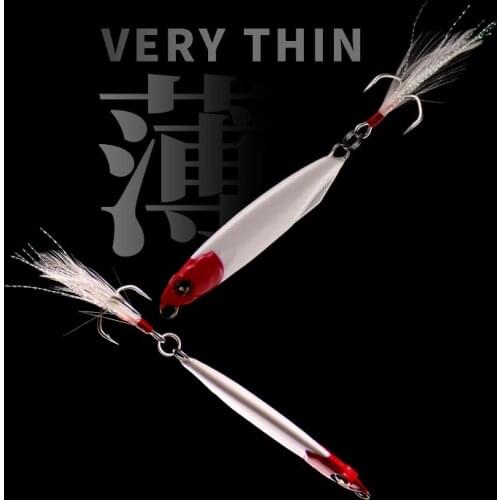 Fishing Lure Loach Knife Iron Thin Plate Long Cast Jigs 10g 15g 20g Jigbait Artificial Lures Hard Bait Small Jump Pumping