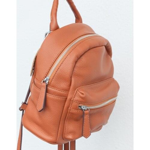 Mochila Genuine Leather Women Backpack Female Shoulder Casual Daily Holidy Travel Bag Knapsack Multifunction Girls Schoolbag