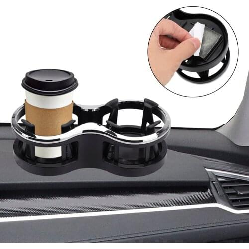 Glasses Phone Organizer Car Cup Holder Dual Drinking Bottle Holder Car-styling Car Mounted Glass Rack Tea Cup Stand Bracket