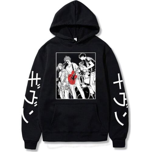 Anime Given Printed Hoodies Hooded Sweatshirts Cozy Tops Pullovers