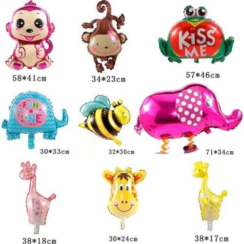 Animal balloon birthday jungle party wildlife park jungle themed party balloon birthday party decorate childrens birthday ballo