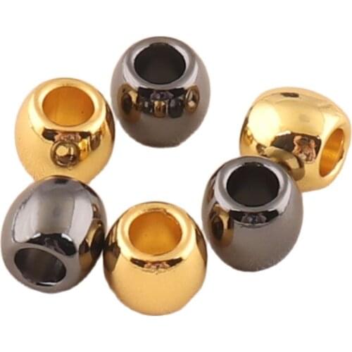 Metal Alloy Cord Lock Rose gold Hollow Spring Buckles Double-hole Clothes Shoes Hat Hoodies Garment Accessories