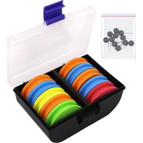 10Pcs Foam Winding Wire Board Swivel Spools for Fishing Line Accessories Fishing Tackle