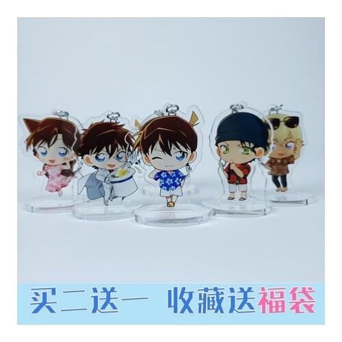 2021Japan Anime Detective Conan Case Closed Rachel Moore Furuya Rei Shinichi Acrylic Figure Stand Model Plate Desk Decor Gift