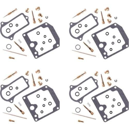 4 Sets Motorcycle Carburetor Rebuild Repair Kit Jet Gasket Fit for Kawasaki KZ900A KZ900B 1976 Accessories