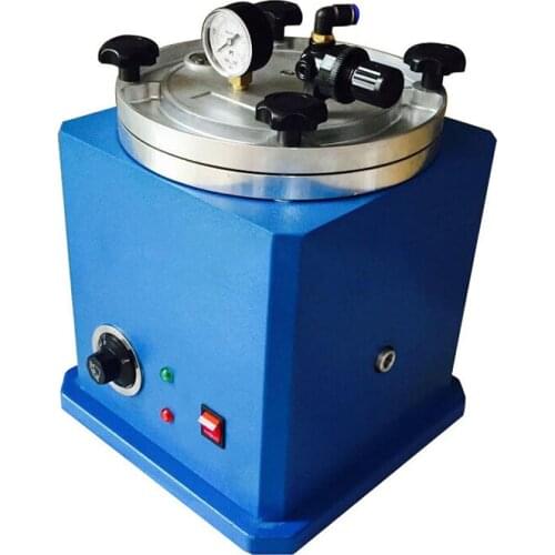 450W Mini Wax Injector Square Wax Injection Machine Casting Machine Vacuum Injecting Jewelry Wax Mold Making Equipment 220V