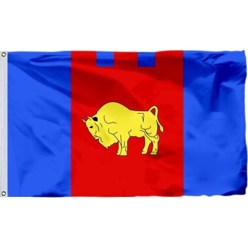 Belarus Brest Voblast Flag 90x150cm 3x5ft 100D Polyester Double Stitched High Quality Free Shipping 60x90cm 21x14cm Banner