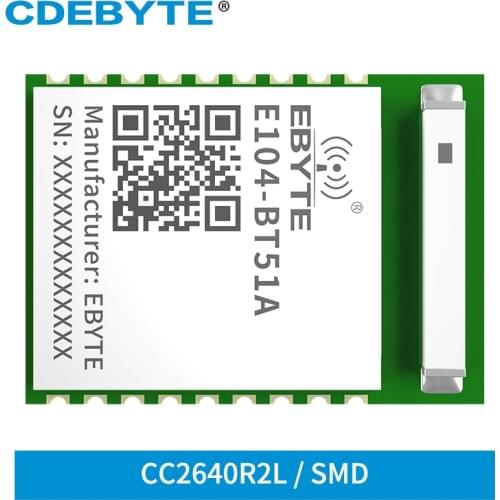 CC2640R2L BLE 5.0 Serial to Bluetooth Slave Module E104-BT51A 2.4GHz 50m Long Distance Wireless Data Transmission DIY Module
