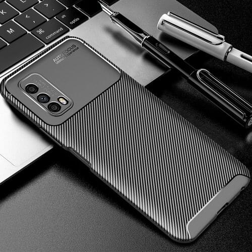 IQOO Z1X Carbon Fiber Case For Vivo iQOO Z1X Case Luxury Soft TPU Slim Silicone Cover for Vivo iQOO Z1X Capa Fundas
