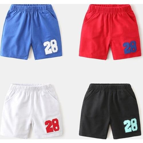 Yocute Kids Clothes Childrens Summer Shorts Cotton Boys' Capris Baby Pants Beach Pants Sport Style 2021 Fashion Wears 2-7 Years