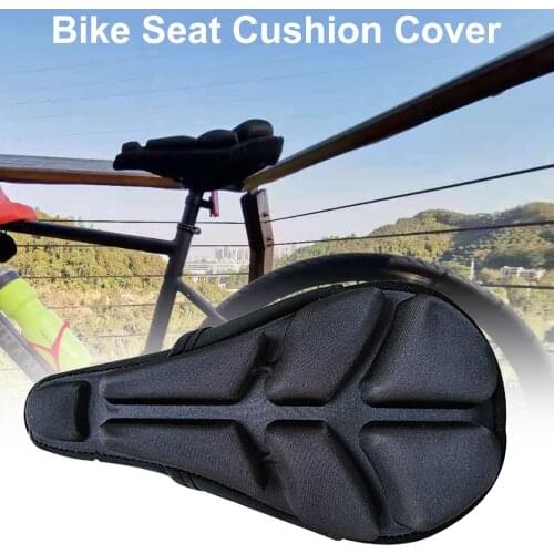 Mountain Bike Saddle Breathable Cushion Cover Road Bike Thickened Soft Cycling Seat Mat 3D Sponge Polymer Bicycle Saddle Seat