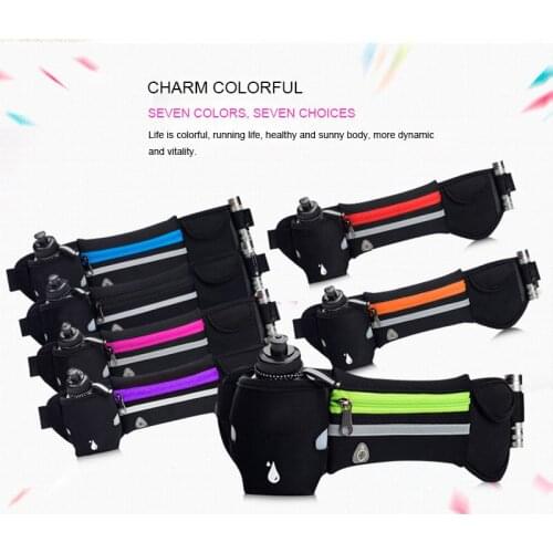 Outdoor Sports Water Bottle Pockets Multifunctional Personal Waterproof Belts Running Fitness Mobile Phone Pockets