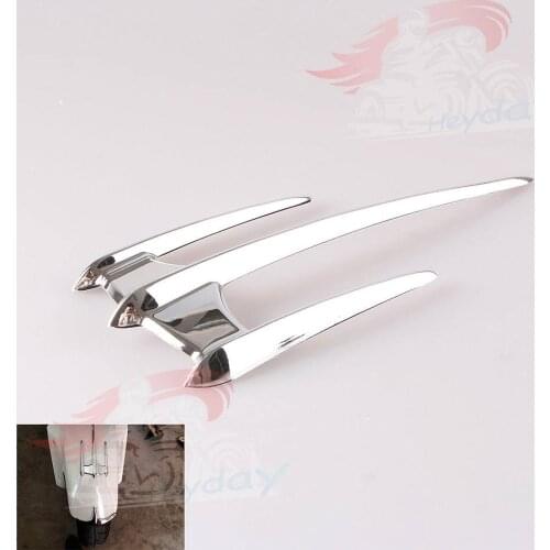 Chrome ABS Front Fairing Fender Trunk Lid For Honda Goldwing GL1800 2001-2017 Trunk Lid Accents 01 02 03 04 05 06 07 08 09 10 11