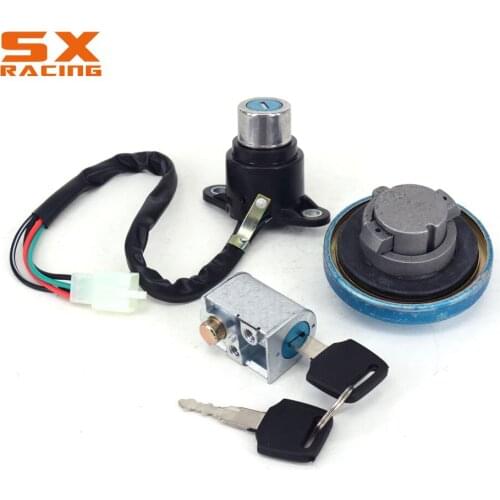 Motorbike Street bike Ignition Switch Lock Key Set Gas Tank Cap Cover Seat For HONDA REBEL 250 CMX 250 450 MAGNA 250 Motorcycle