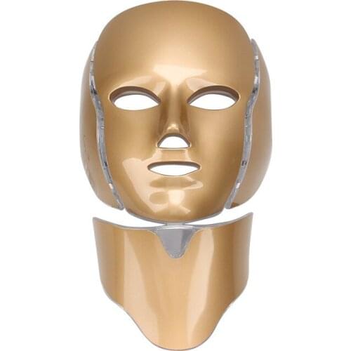 Hot Household Led Phototherapy Mask Face Neck Firm Red Blue Led Photo Spectrometer Beauty Device Beauty Mask