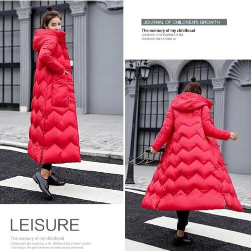 MLCRIYG Womens Winter Coats And Jackets New Wadded Jacket Loose Long Parka Mujer Plus Size Jacket jaqueta feminina LX324